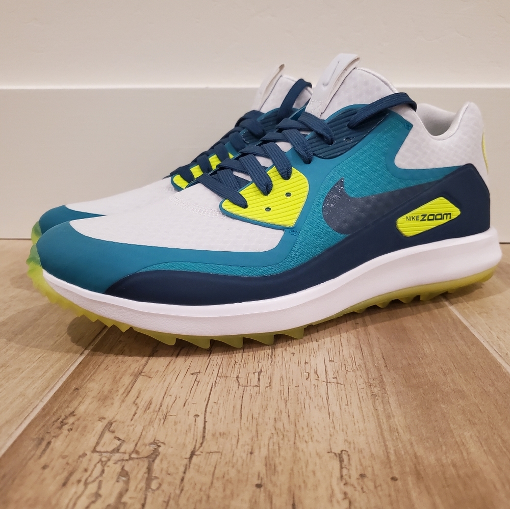 NIKE AIR ZOOM 90 IT RIO TURQUOISE GOLF CLEATS MENS